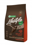 NATURE'S PROTECTION LIFESTYLE teraviljavaba kuivtoit t&auml;iskasvanud steriliseeritud kassidele, l&otilde;he ja krilliga 1,5 kg