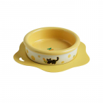 XINGMI CERAMICS Kausi lemmikloomale, keraamiline, metallist alusega kollane