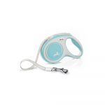 FLEXI Comfort Lindi-jalutusrihm M, max 25 kg 5 m, lint, helesinine
