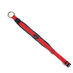 LINO tekstiilist kaelarihm koertele L, punane, 39-56 cm