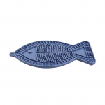 PET ADVANCE lemmiklooma kauss aeglaseks s&ouml;&ouml;miseks, kalakujuline, silikoon, 20x10x0,5 cm sinine