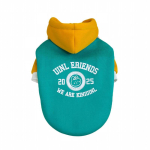PAW COUTURE Lemmiklooma vest roheline/oranž, suurus XS