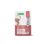 NATURE'S PROTECTION konservs&ouml;&ouml;t kana, veise ja lambaga kassipoegadele et toetada tervislikku arengut 100 g