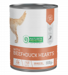 NATURE'S PROTECTION konservs&ouml;&ouml;t t&auml;iskasvanud koertele veiseliha ja pardis&uuml;dametega 800 g