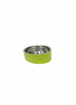 AGX STEEL Kausi lemmikloomale, metall rohekaskollane, &Oslash;15 cm