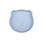 PET ADVANCE lemmiklooma taldrik, karu pea kujuline, silikoon, 17,5x16,5x3,5 cm sinine