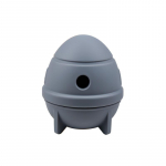 PET ADVANCE Interaktiivne m&auml;nguasi, mis on t&auml;idetud koerte maiustega, silikoon, 9,6x9,6x11 cm hall