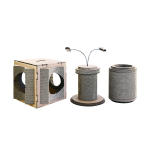 M-PETS Kraapimispost kassile BUILD'IT CAPITOL pruun