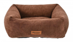 P.LOUNGE Magamisase lemmikloomale, ruudukujuline, veekindel, pruun L suurus, 90x69x21 cm