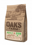 OAK'S FARM teraviljavaba kuivtoit k&otilde;igile t&auml;iskasvanud koerat&otilde;ugudele kodulinnulihaga 2 kg