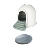 M-PETS Kassi liivakast hall, 45,7 x 59,7 x 43,2 cm