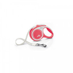 FLEXI Comfort Lindi-jalutusrihm S, max 15 kg 5 m, lint, punane