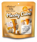 Natural Kitty Koerte ja kasside maiustus, aurutatud kanaliha k&otilde;rvitsatega 60 g