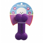 MISOKO Koera m&auml;nguasi, kont, 15x7 cm lilla