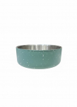 AGX STEEL Kausi lemmikloomale, metall roheline, &Oslash;22 cm
