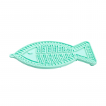 PET ADVANCE lemmiklooma kauss aeglaseks s&ouml;&ouml;miseks, kalakujuline, silikoon, 20x10x0,5 cm roheline