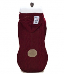 PAW COUTURE lemmiklooma vest kapuutsiga punane, S
