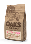 OAK'S FARM teraviljavaba kuivtoit kassipoegadele, l&otilde;hega 2 kg