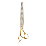 TAURO PRO LINE fileerk&auml;&auml;rid, vasakuk&auml;elistele 19 cm, 24 hammast, 440c roostevaba teras, kuldne k&auml;epide