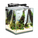 AQUAEL FISH&SHRIMP SET DUO D&N 2.0 akvaariumikomplekt kaladele ja krevettidele 35 l, must