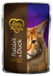 LOVELY HUNTER Adult kassikonservid k&uuml;&uuml;liku- ja pardilihaga 85 g