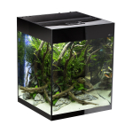 AQUAEL Ristk&uuml;likukujuline akvaarium GlOOSY SET CUBE must, 50 &times; 50 &times; 63 cm, 132 l