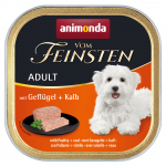 ANIMONDA Vom feinsten classic konservs&ouml;&ouml;t t&auml;iskasvanud koertele kodulinnu- ja vasikalihaga 150 g