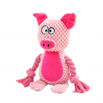 HIPPIE PET Lemmiklooma m&otilde;nguasi p&otilde;rsas pl&uuml;&uuml;sist, 24 cm, roosa