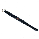 LINO tekstiilist kaelarihm koertele L, must, 39-56 cm