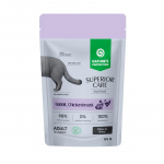 NATURE'S PROTECTION SUPERIOR CARE Teraviljavaba m&auml;rgtoit k&uuml;&uuml;liku, kanarinna ja j&otilde;hvikatega steriliseeritud t&auml;iskasvanud kassidele k&otilde;igist t&otilde;ugudest 85 g