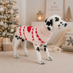 PAW COUTURE Lemmiklooma kampsun roosa, s&uuml;damekesega, suurus L
