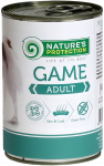 NATURE'S PROTECTION T&auml;iskasvanud koertele metsloomalihaga 400 g