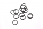 LAINEE 100tk lateks-elastsed kummid 100 tk, 8 mm, mustad