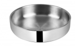 AGX STEEL Kausi lemmikloomale, metall, h&otilde;bedane &Oslash;17 cm