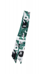 World Dog Show kaelar&auml;tt ornamentidega, roheline, 89x5 cm