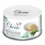 CHERIE Konserveeritud kassitoit terve karvkatte heaks, kanaliha ja spinatitega kastmes 80 g