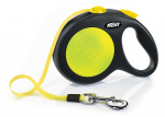 FLEXI Neon XS automaatne lindi-jalutusrihm L, max 50 kg, 5 m
