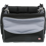 TRIXIE Rattakott lemmikloomade transportimiseks 41x26x26 cm, must ja hall