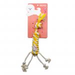 MISOKO Lemmiklooma m&auml;nguasi, n&ouml;&ouml;ri ja lindiga n&ouml;&ouml;ri ja lindiga, kollane, 33 cm