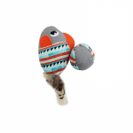 HIPPIE PET Kassi m&auml;nguasi, kala ja pall 14 cm