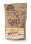 OAK'S FARM teraviljavaba kuivtoit t&auml;iskasvanud steriliseeritud kassidele, l&otilde;he ja krilliga 400 g