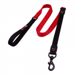 DOCO Nailonist jalutusrihm BUNGEE amortiseeriv, 120 cm, L, punane