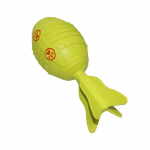 MISOKO Koera m&auml;nguasi, reket, kumm, 16,5 cm roheline