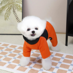 PAW COUTURE Lemmiklooma kombinesoon must/oranž, suurus M