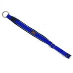 LINO tekstiilist kaelarihm koertele L, sinine, 39-56 cm