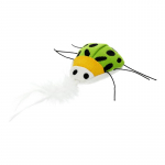 HIPPIE PET Kassi m&auml;nguasi, mardikas, 7,5 cm valge sulega