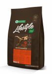 NATURE'S PROTECTION LIFESTYLE teraviljavaba kuivtoit t&auml;iskasvanud steriliseeritud kassidele, l&otilde;he ja krilliga 7 kg