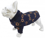 PAW COUTURE Lemmiklooma kampsun sinine/pruun, S