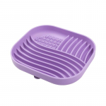 PET ADVANCE lemmiklooma kauss aeglaseks s&ouml;&ouml;miseks, silikoon, 21x18x3 cm lilla