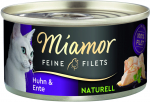 FINNERN MIAMOR Feine konservs&ouml;&ouml;t t&auml;iskasvanud kassidele kana- ja pardilihaga 80 g